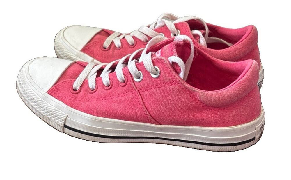 Converse Canvas Pink Coral All Star Chuck Taylor Low US Size 8 Athleisure Summer